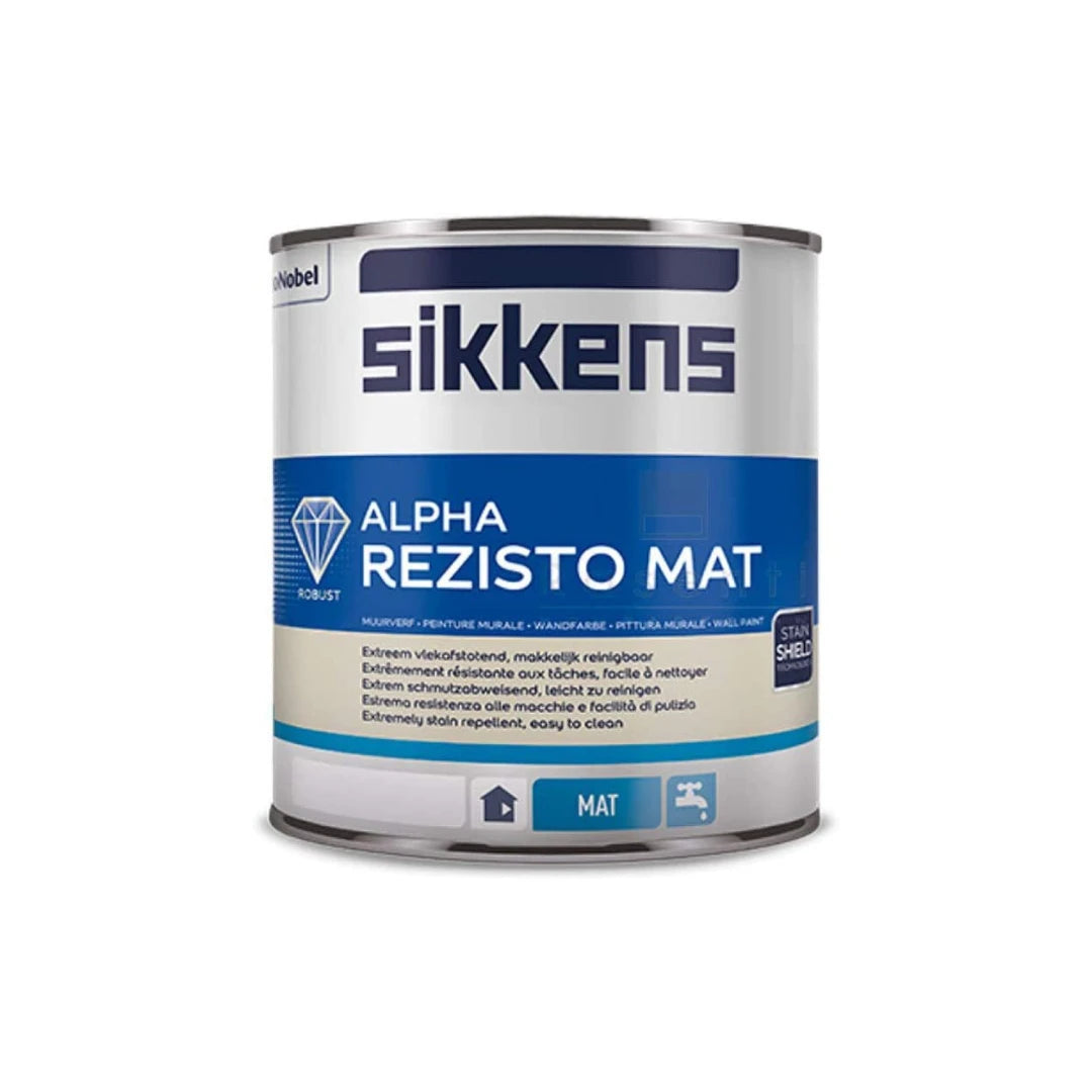 SIKKENS ALPHA REZISTO MAT - Pittura Lavabile Smacchiabile