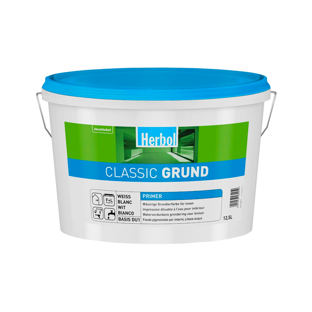 HERBOL CLASSIC GRUND - Fondo murale pigmentato all’acqua per interni