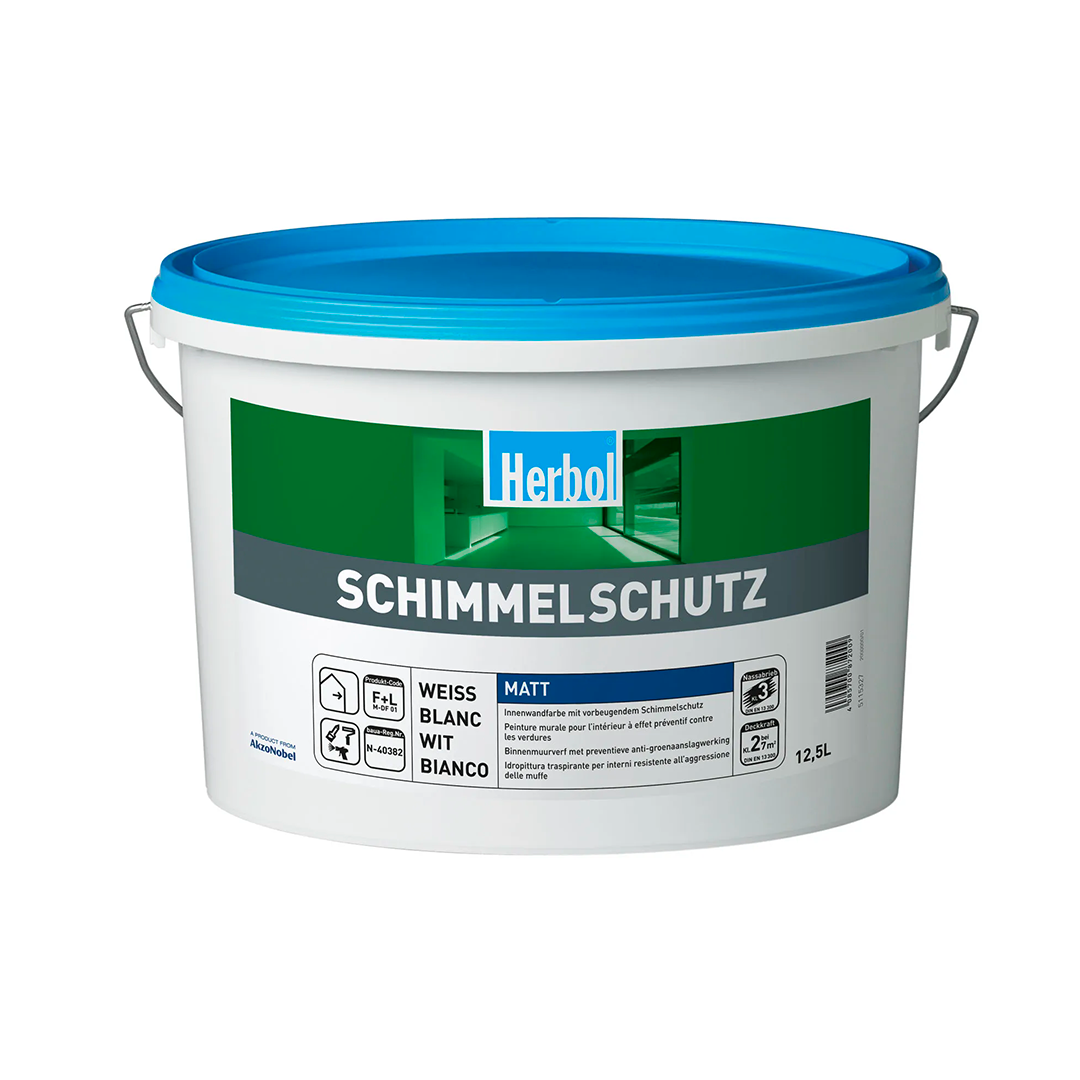 HERBOL SCHIMMELSCHUTZ - Idropittura murale traspirante Anti Muffa