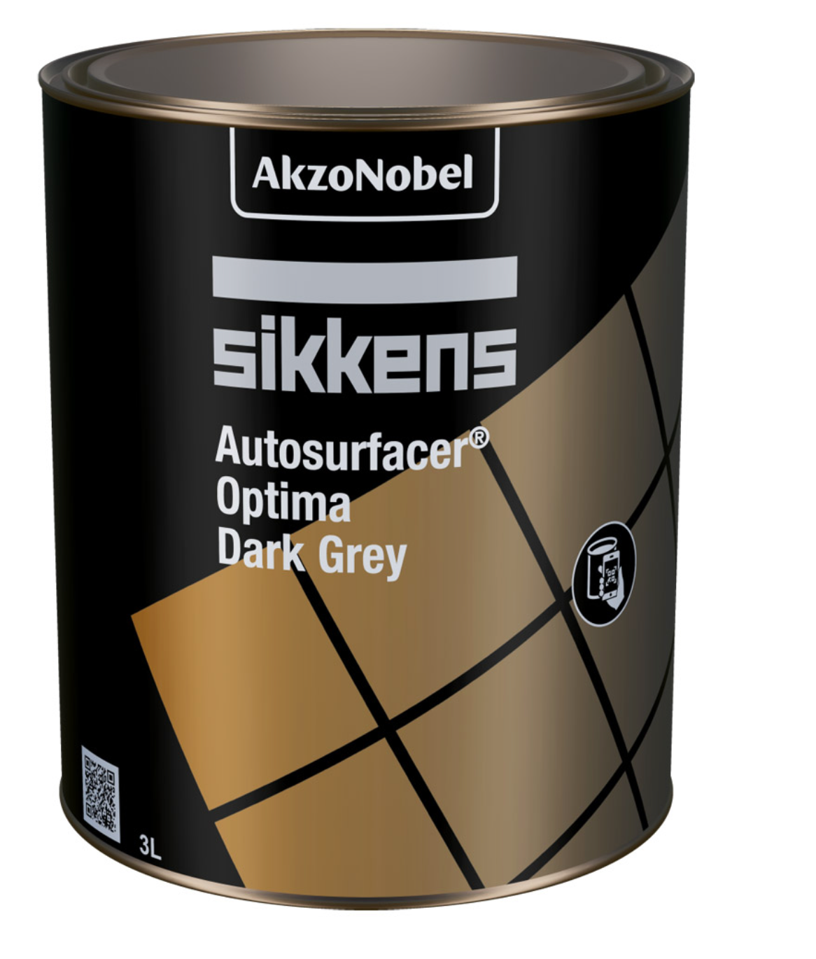 Fondo Autosurfacer OPTIMA  Dark Grey 3L - Colorificio 3GGG