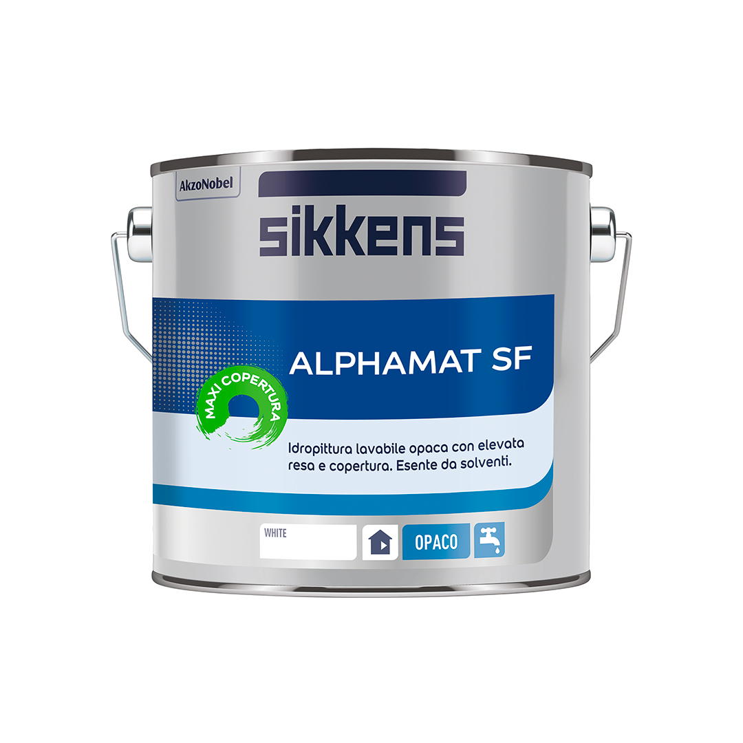 SIKKENS ALPHAMAT - Idropittura Traspirante per Interni